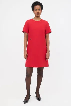Bee Embroidered Shift Dress