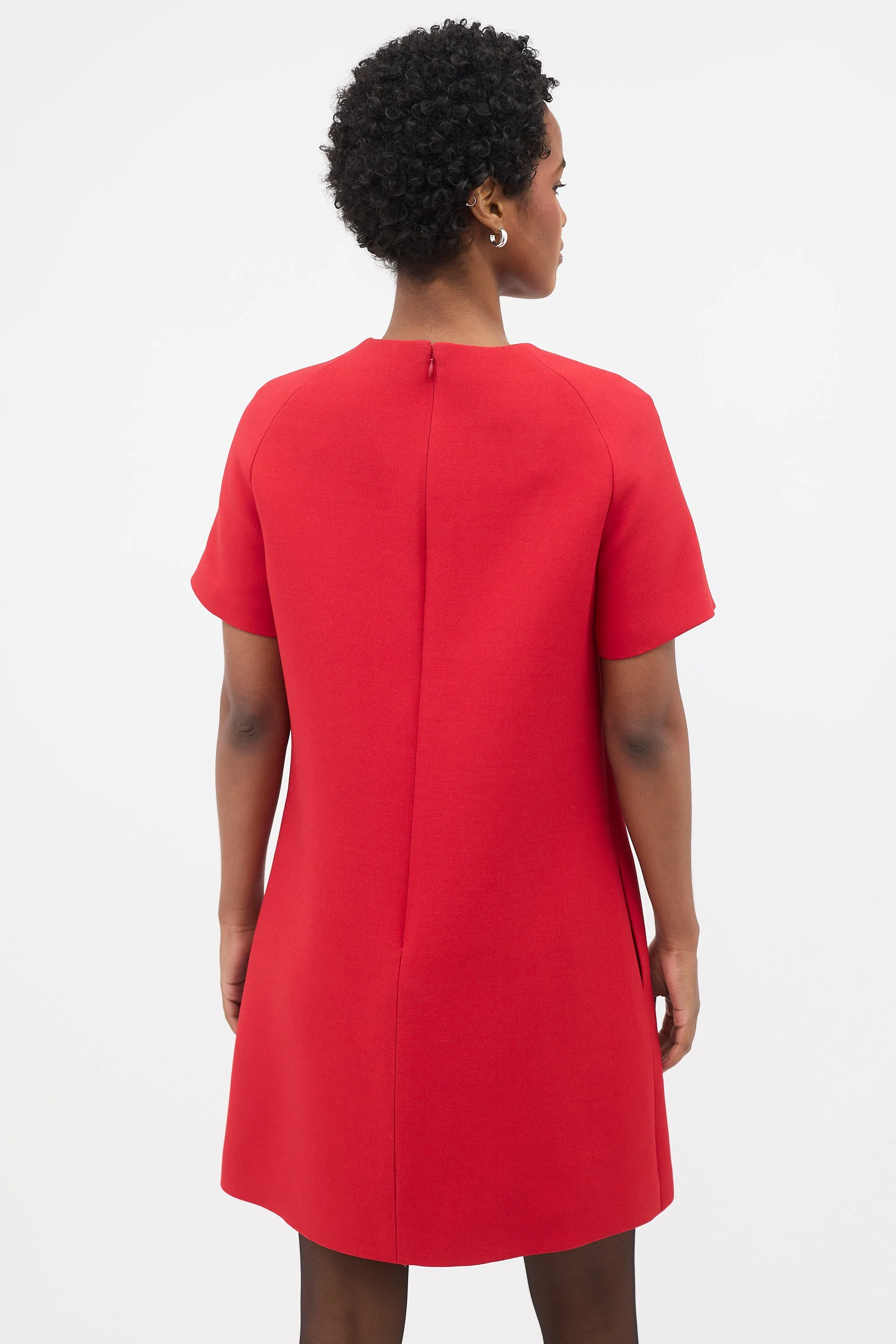 Bee Embroidered Shift Dress