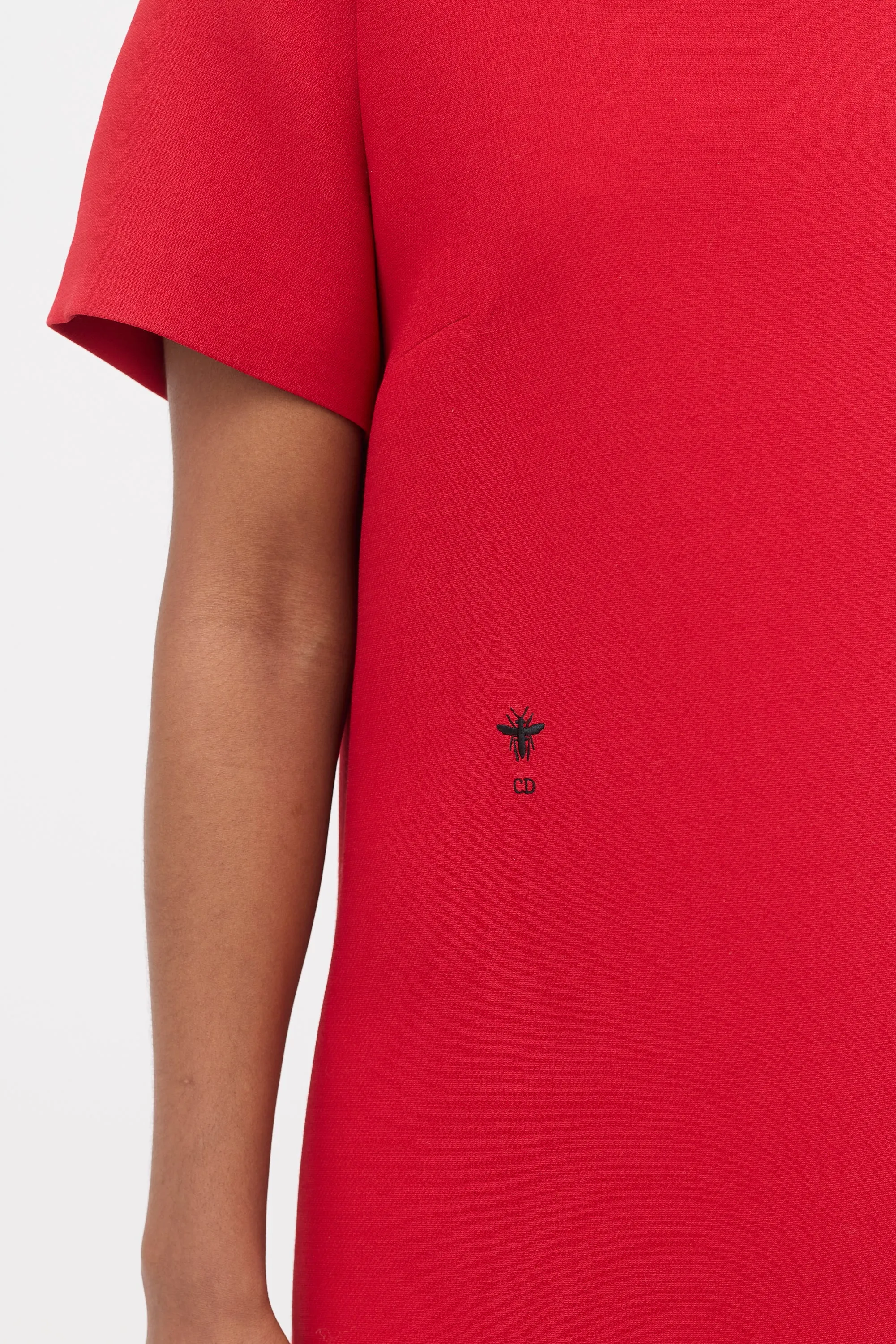 Bee Embroidered Shift Dress