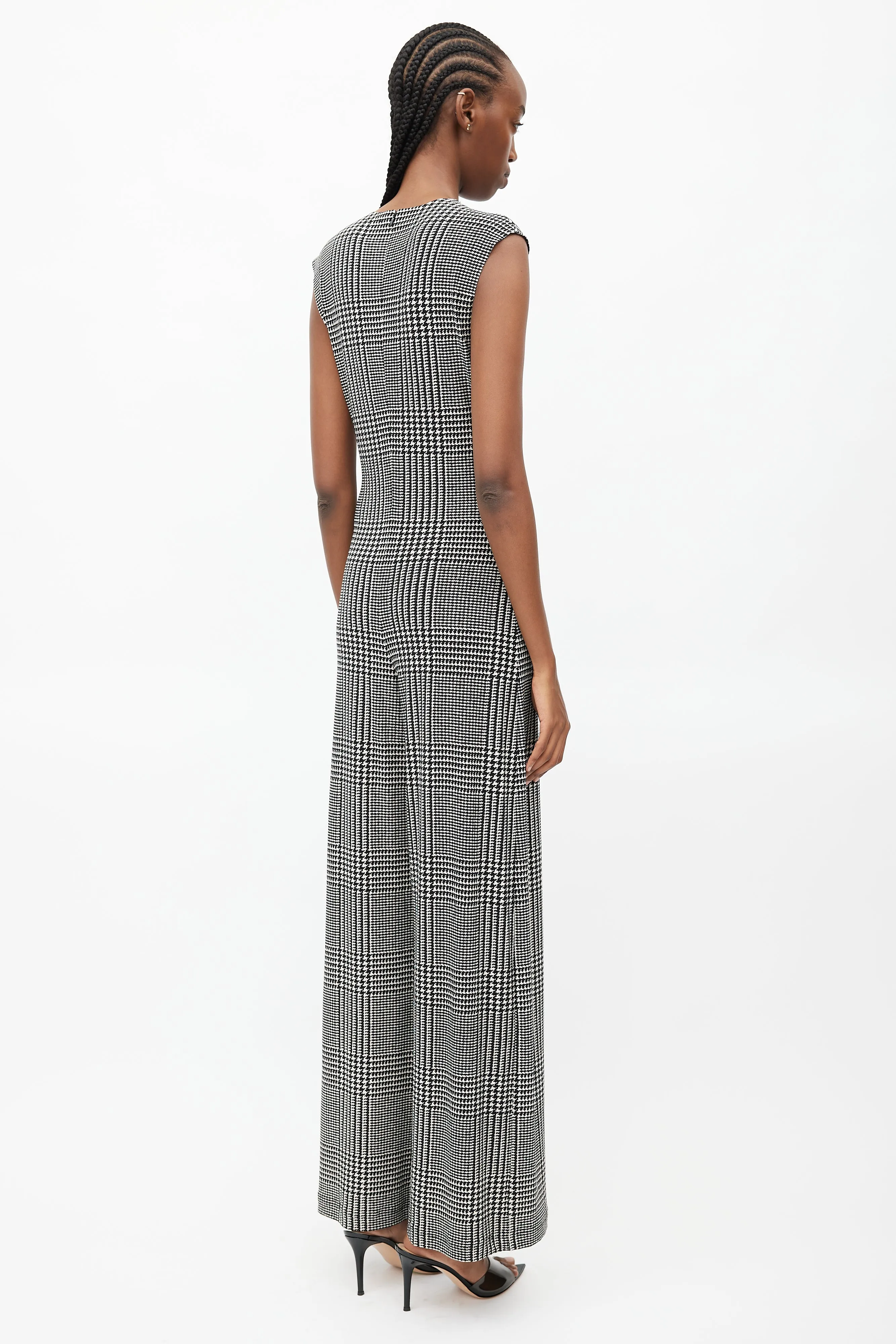 Black & White Houndstooth Jumpsuit
