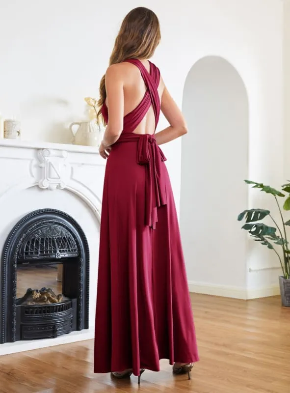 Charming Sleeveless A-Line Ankle-Length Satin Prom Dresses