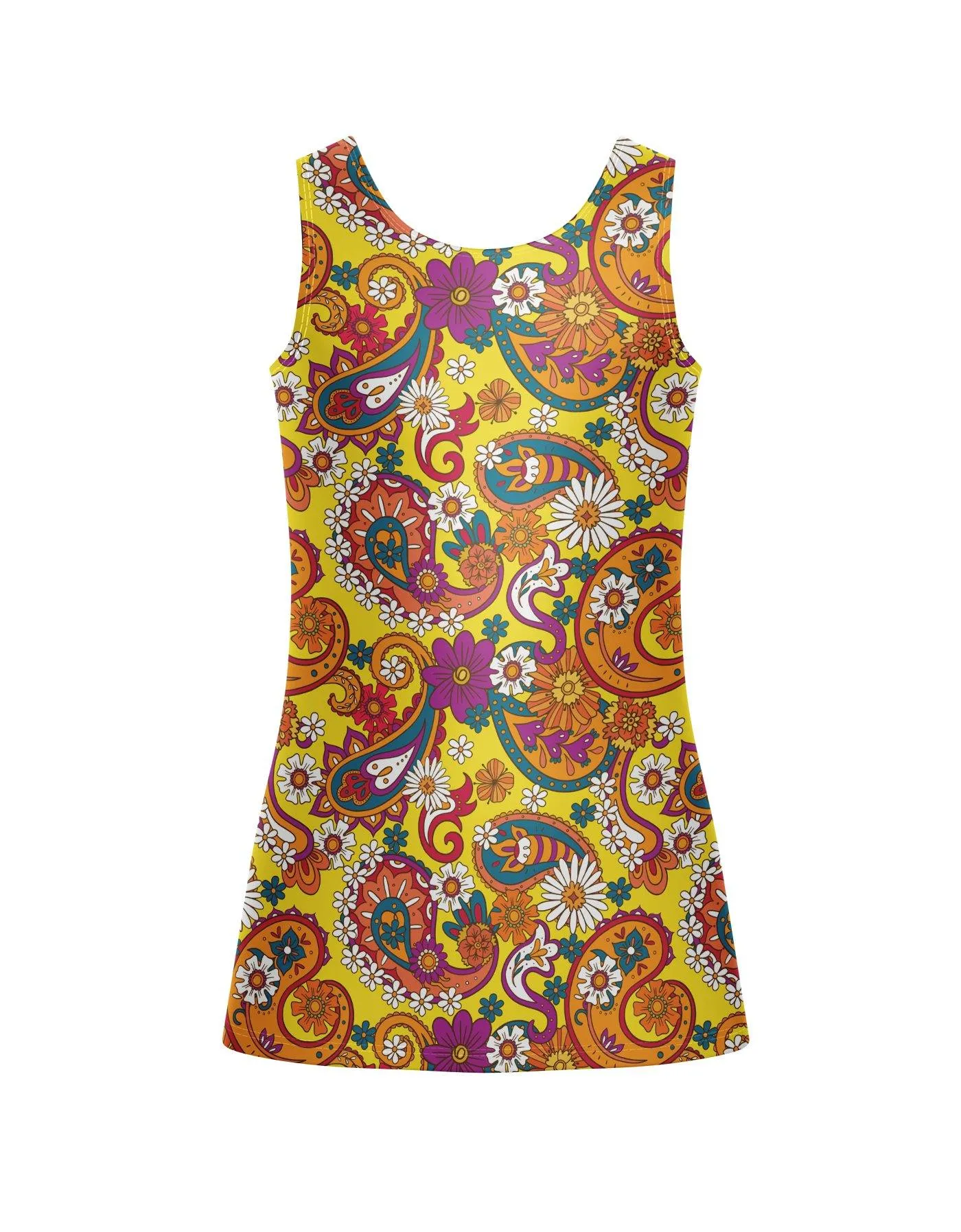 Groovy Swirls Shift Dress
