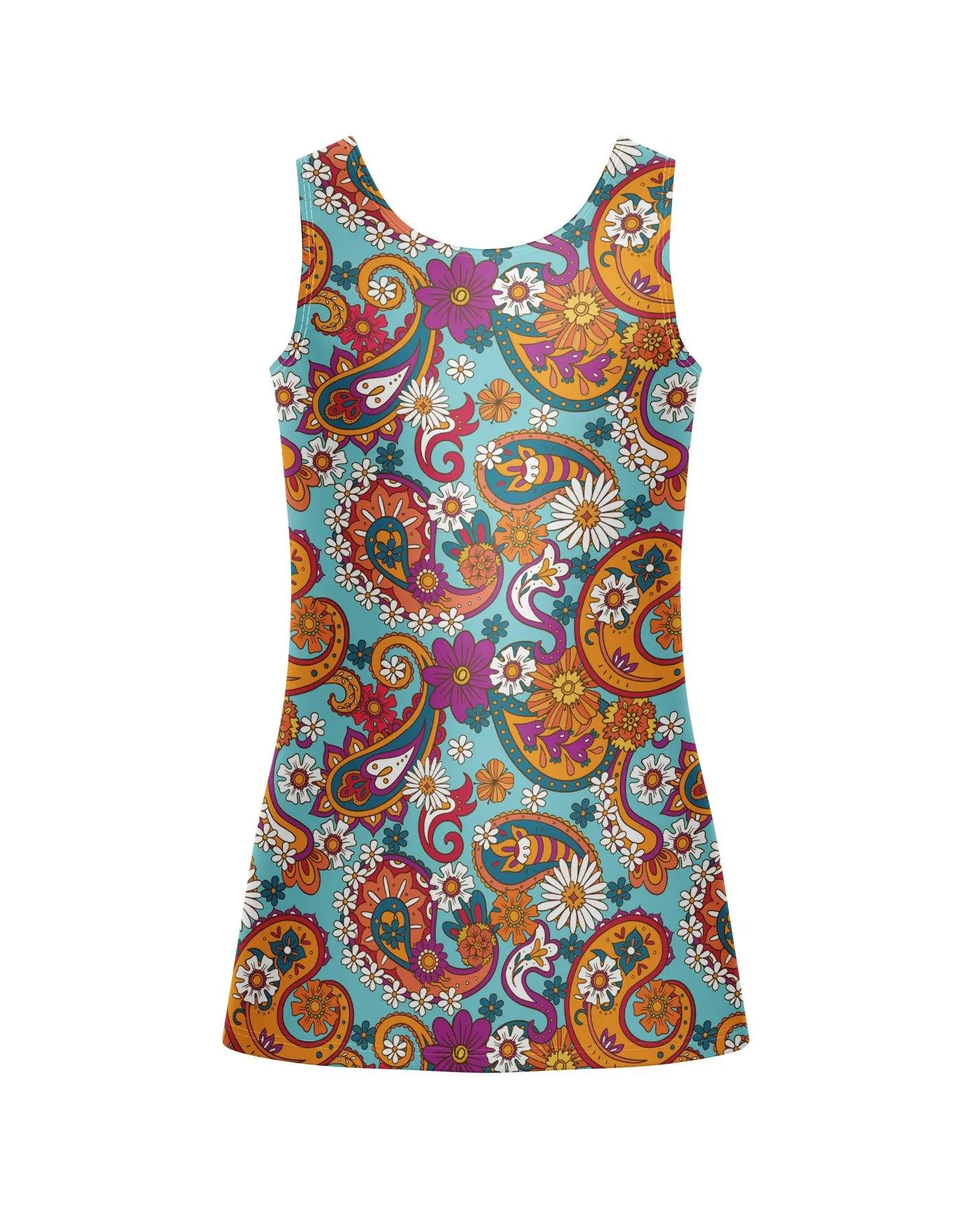 Groovy Swirls Shift Dress