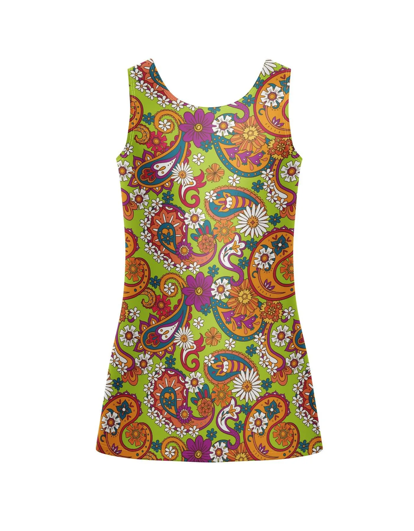 Groovy Swirls Shift Dress