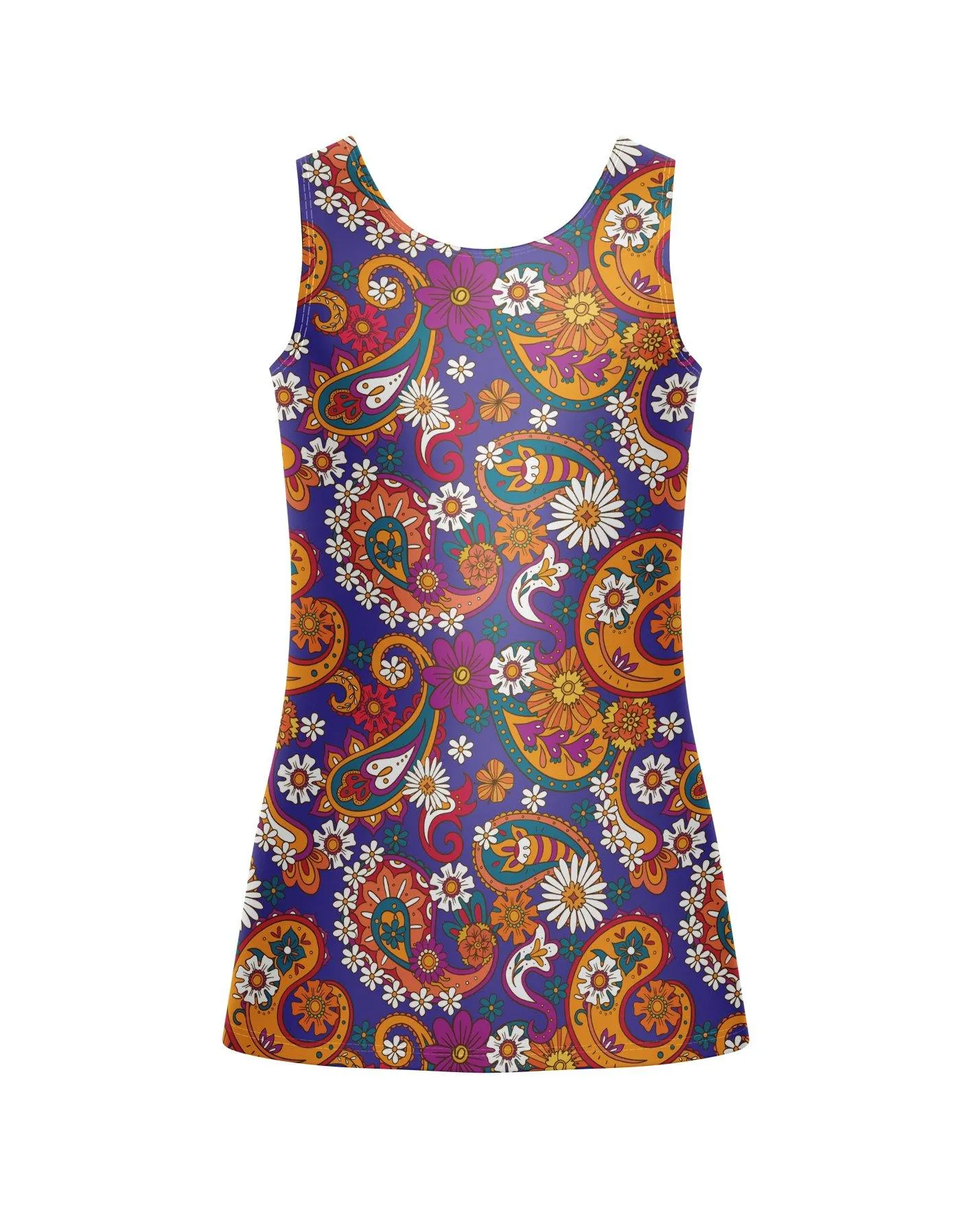 Groovy Swirls Shift Dress