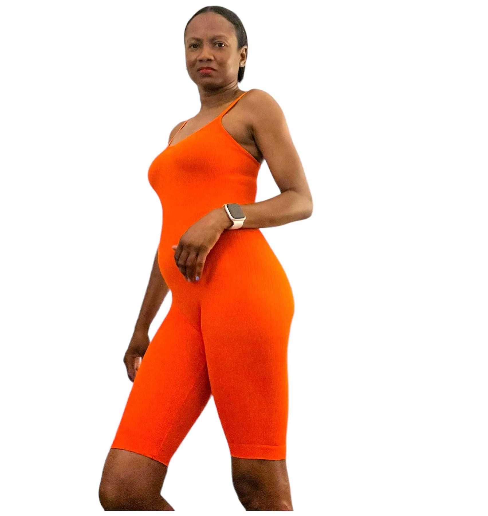 Kathy Seamless Ribbed Romper