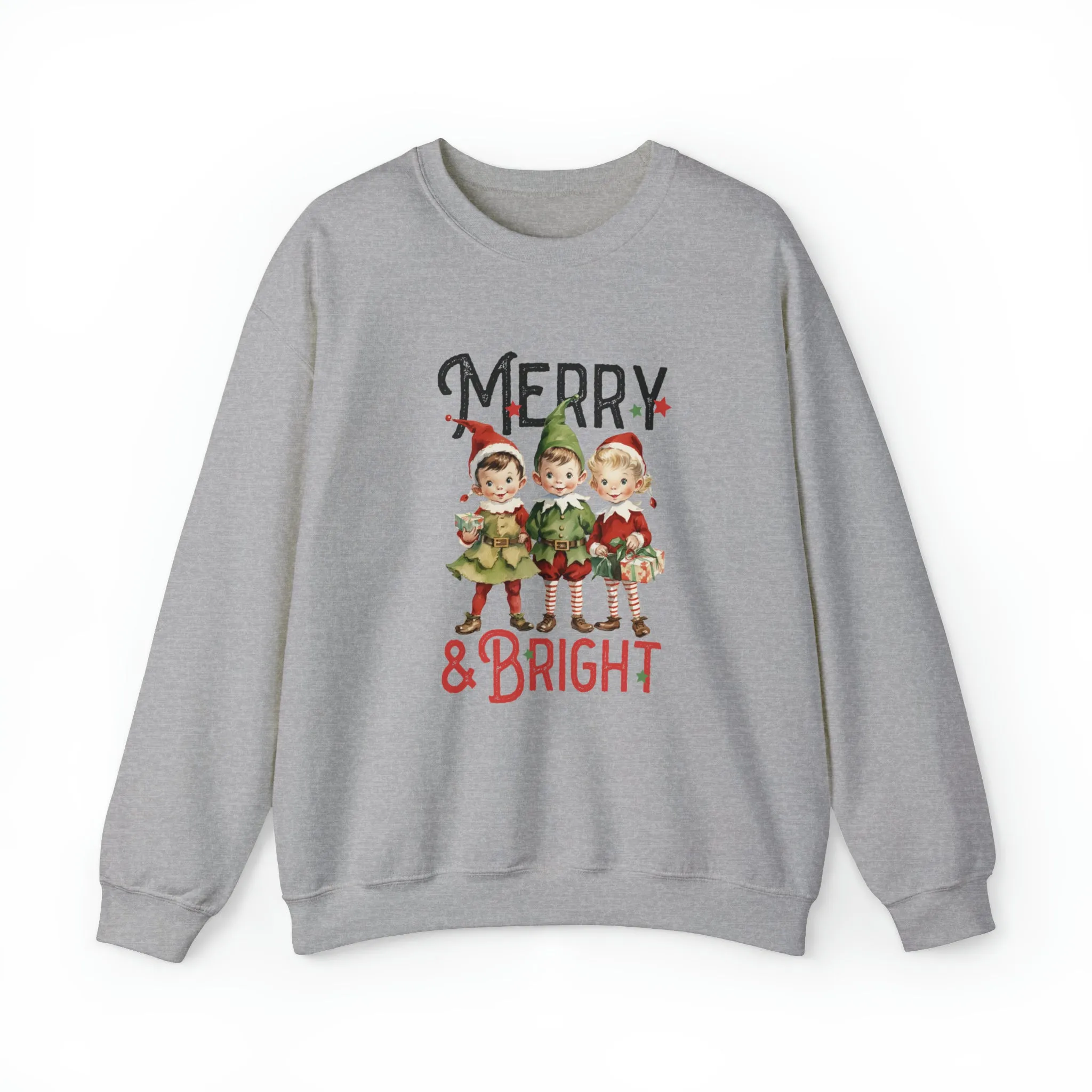 Merry & Bright Christmas | Crewneck Sweatshirt