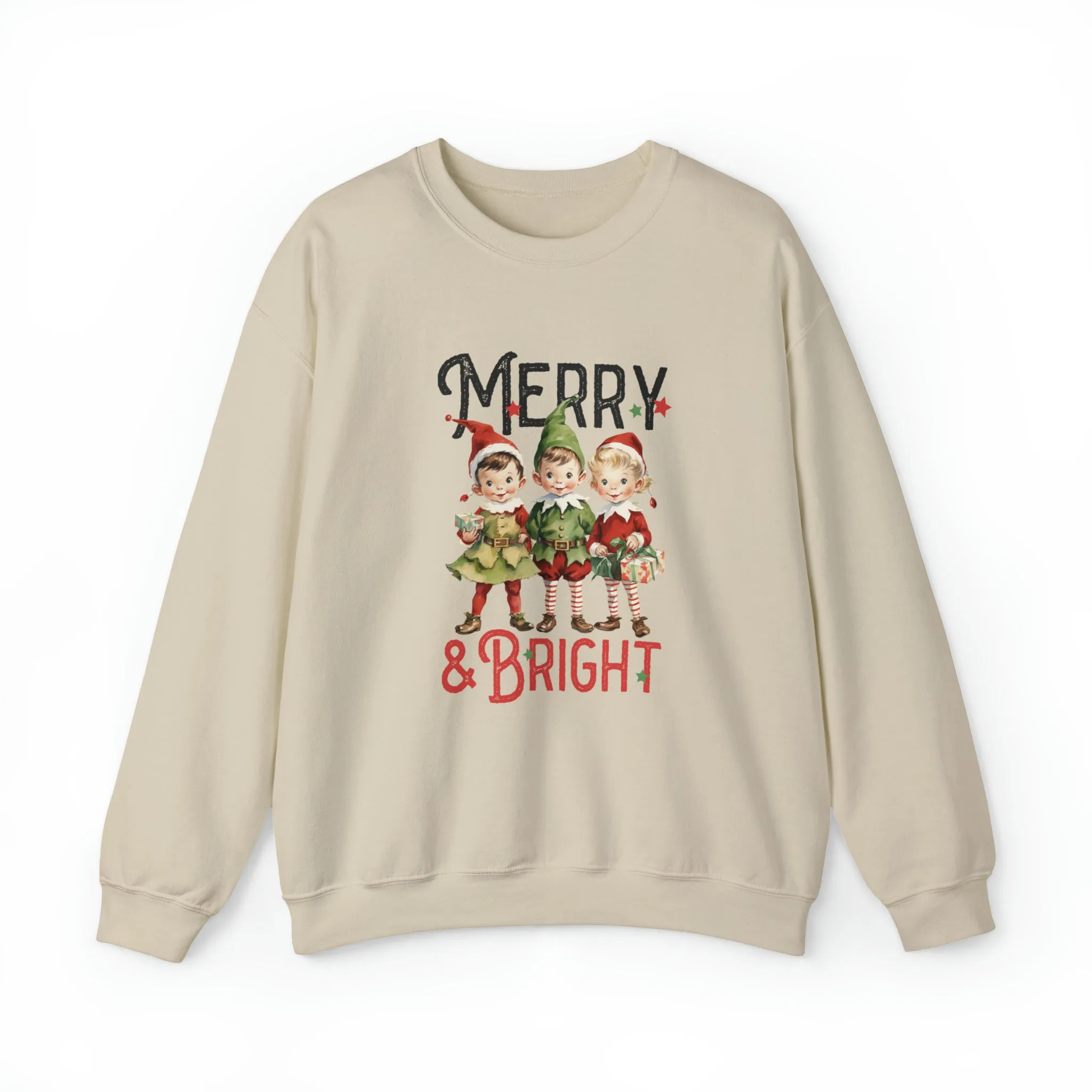 Merry & Bright Christmas | Crewneck Sweatshirt