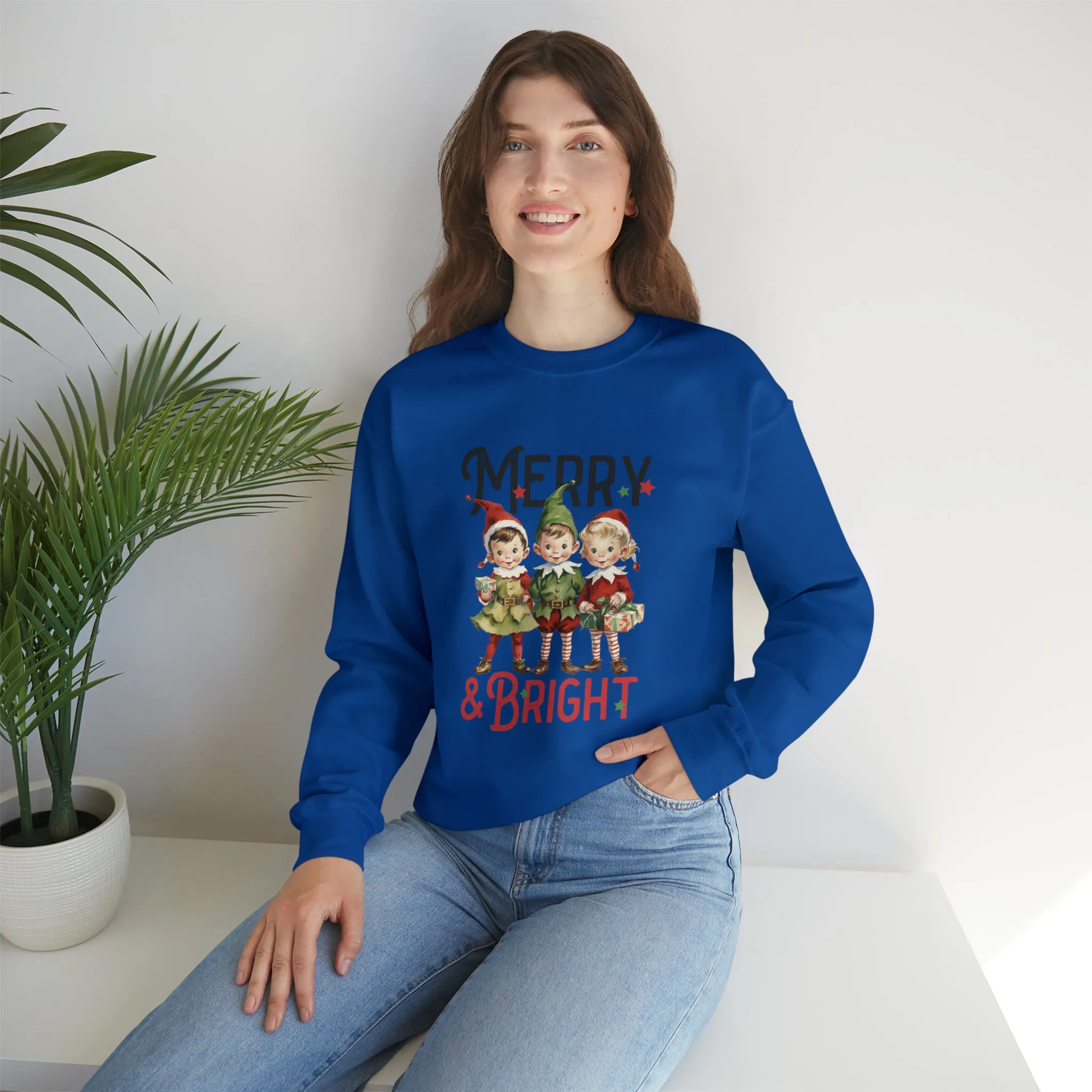 Merry & Bright Christmas | Crewneck Sweatshirt