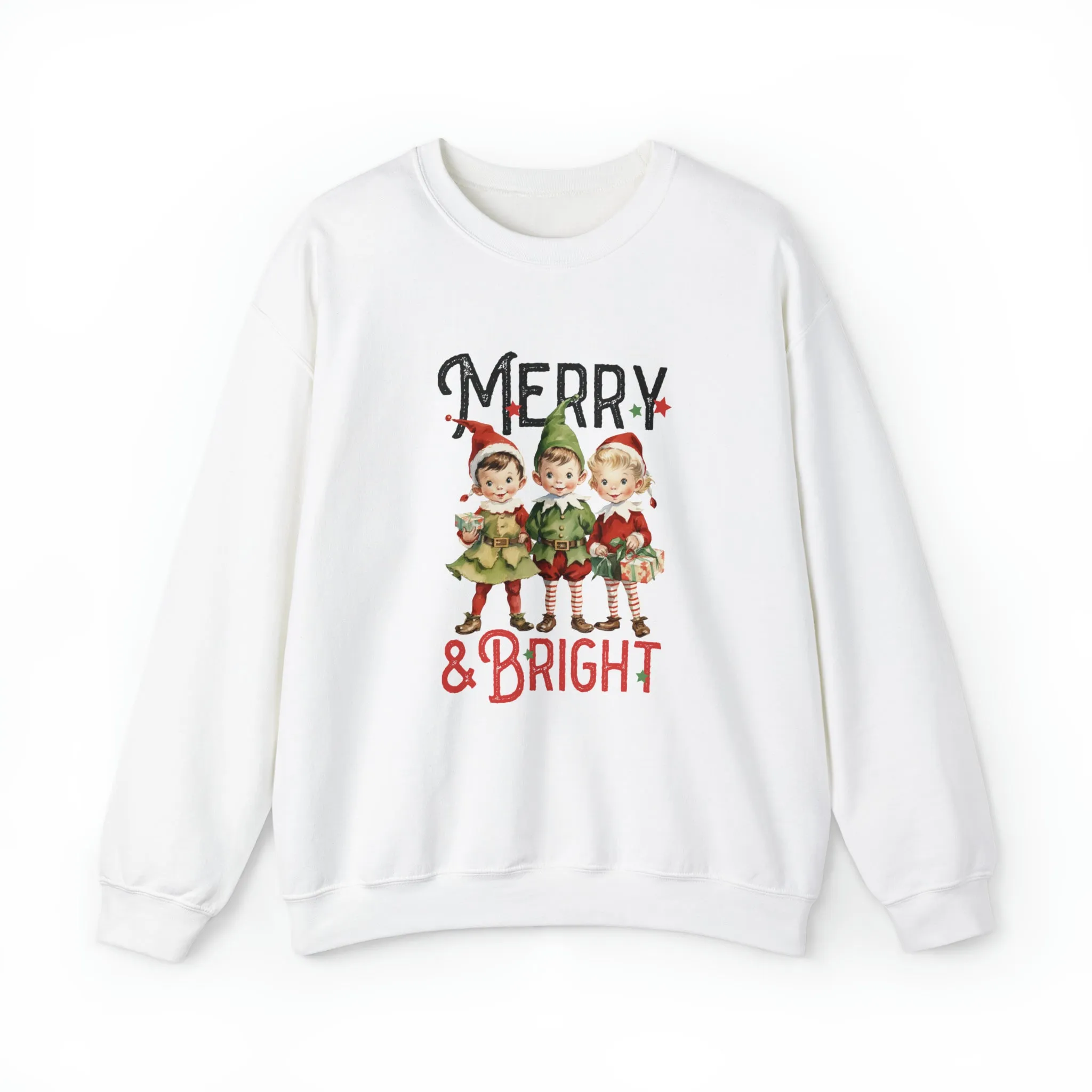 Merry & Bright Christmas | Crewneck Sweatshirt