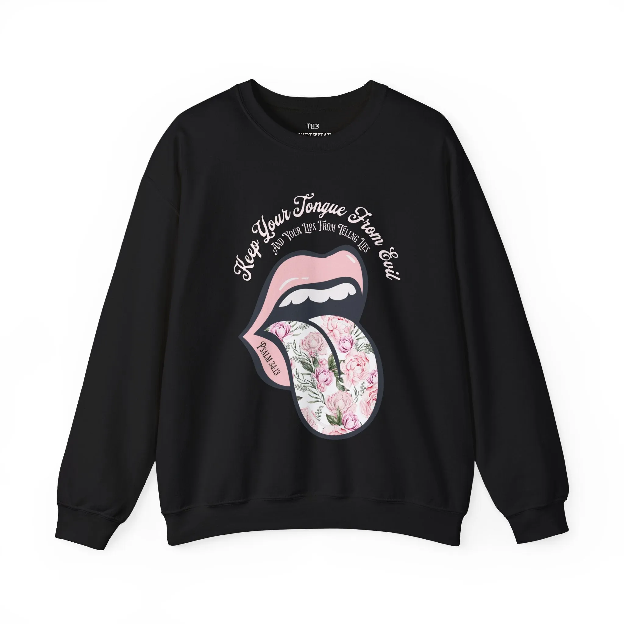 Retro Keep Your Tongue From Evil Sweatshirt